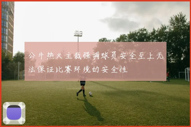 公牛热火主裁强调球员安全至上无法保证比赛环境的安全性